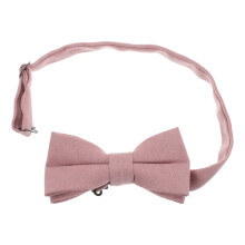 4Pcs Pre-Tied Pink Cotton Bow Ties for Toddlers Lightweight Kids Bow
