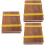 3Ensembles Kit De Fleurs Bois Papier Multi Usage Maison 7