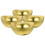 8Pcs Golden Metal Candy Boxes with Lid Multipurpose Storage Jars 3