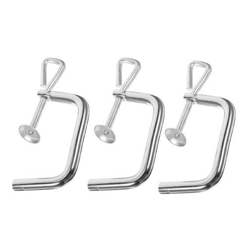 9Pcs Silver Pasta Machine Fixing Clips for Kitchen Handle Tool 2