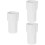 3Pcs PVC Garden Hose Adapter White Threaded Pool Hose Replacement 8
