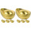 8Pcs Golden Metal Candy Boxes with Lid Multipurpose Storage Jars 4