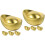 8Pcs Golden Metal Candy Boxes with Lid Multipurpose Storage Jars 6