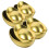 8Pcs Golden Metal Candy Boxes with Lid Multipurpose Storage Jars 2