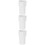 3Pcs PVC Garden Hose Adapter White Threaded Pool Hose Replacement 10