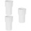 3Pcs PVC Garden Hose Adapter White Threaded Pool Hose Replacement 9