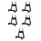 5Pcs Black Acrylic Guitar Rest Floor Stand for Multi Instrument Use 9