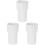 3Pcs PVC Garden Hose Adapter White Threaded Pool Hose Replacement 4