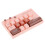 5Pcs Car Dashboard Temporary Parking Number Display Plate Pink ABS PVC 2