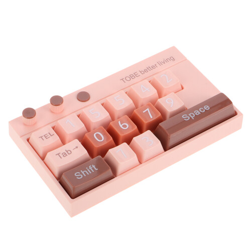 5Pcs Car Dashboard Temporary Parking Number Display Plate Pink ABS PVC 1