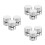 9Pcs Durable Aluminum Cable Hooks Cord Organizer Clips for Home Use 7