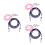 6Pcs Multi-Color Nylon Mitten Holders for Kids Adjustable Glove Clips 10