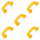 5Pcs Plastic Whisper Phone Toy for Classroom Reading Kids Activity 5