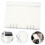 4Pcs Reusable Portable Notebook Shell White Binder Cover 11