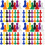 128Pcs Assorted Color Plastic Chess Pieces for Board Games and Parties 7