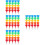 20Pcs Creative Plastic Stackable Kids Pencils Smooth Writing Supplies 9