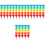 20Pcs Creative Plastic Stackable Kids Pencils Smooth Writing Supplies 5