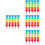 20Pcs Creative Plastic Stackable Kids Pencils Smooth Writing Supplies 8