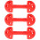3Pcs Small Red Dumbbell Weights for Kids Exercise Coordination Toy 10