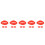 15Pcs Red Latex Funny Tricky Lips Cosplay Performance Props 10
