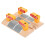 2Pcs Multi Wooden Train Track Railing Barrier DIY Decorative Block 9