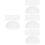 80Pcs Clear Plastic Hat Shaper Insert Cap Inner Holder 8