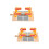 2Pcs Multi Wooden Train Track Railing Barrier DIY Decorative Block 8