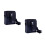 2Pcs Black Binoculars Organizer Bag Stylish Comfortable Storage Pouch 11