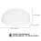 80Pcs Clear Plastic Hat Shaper Insert Cap Inner Holder 11