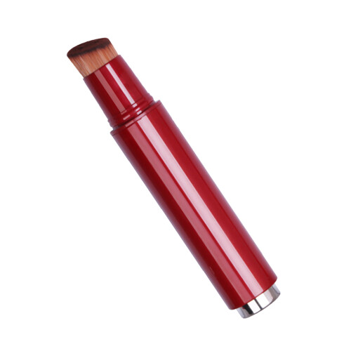 2Pcs Red Makeup Brushes Soft Dense Foundation Cosmetic Brush Set 1