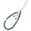 3Pcs Outdoor Beaded Phone Chain Lightweight Strap 1