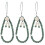 3Pcs Outdoor Beaded Phone Chain Lightweight Strap 6