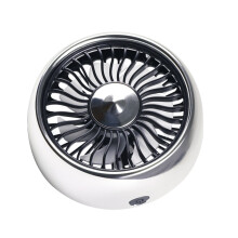 Outdoor Zilveren Mini Ventilator Auto ABS Draagbaar Koelfan