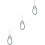 3Pcs Outdoor Beaded Phone Chain Lightweight Strap 7