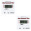 2Pcs Small White Poker Timers Digital Countdown Timers for Party Use 8