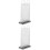 2Pcs Clear Sign Holder Stands for Menu Display PVC and Iron 7