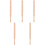 5Pcs Compact Bamboo Pencil Extender Holders for Artists and School Use 5