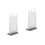 2Pcs Clear Sign Holder Stands for Menu Display PVC and Iron 6
