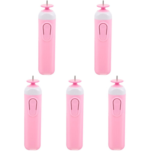 5Pcs Durable Pink Plastic Quilling Tools for Paper Craft and Art 2