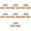21Pc Durable Guzheng Finger Protective Tapes Breathable Light Brown 8
