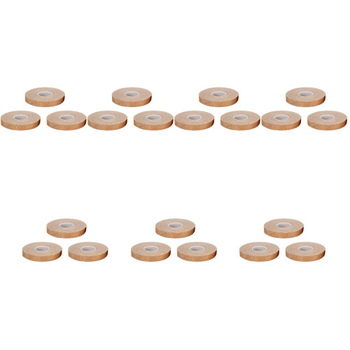 21Pc Durable Guzheng Finger Protective Tapes Breathable Light Brown 2