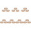 21Pc Durable Guzheng Finger Protective Tapes Breathable Light Brown 2
