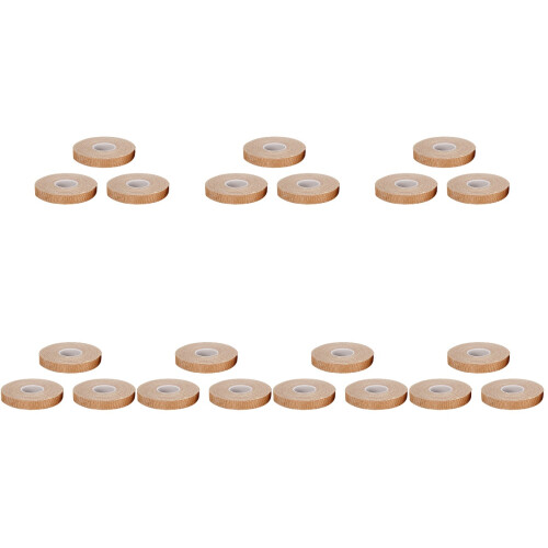 21Pc Durable Guzheng Finger Protective Tapes Breathable Light Brown 1