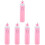 5Pcs Durable Pink Plastic Quilling Tools for Paper Craft and Art 6