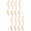 8Paren Khaki Sock Blockers Voor Breien En Display 8
