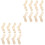 8Paren Khaki Sock Blockers Voor Breien En Display 5