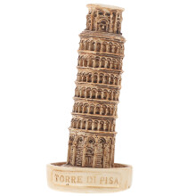 4St Kleurrijk Resin Mini Scheve Toren Van Pisa Architectuurdecor