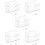 5Sets Heldere Acryl Desktop Mail Sorter En Briefhouder Organizer 10