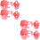 8St Multifunctionele Pool Bekerhouder Roze, Plastic Houder Voor Drank 7