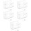 5Sets Heldere Acryl Desktop Mail Sorter En Briefhouder Organizer 9